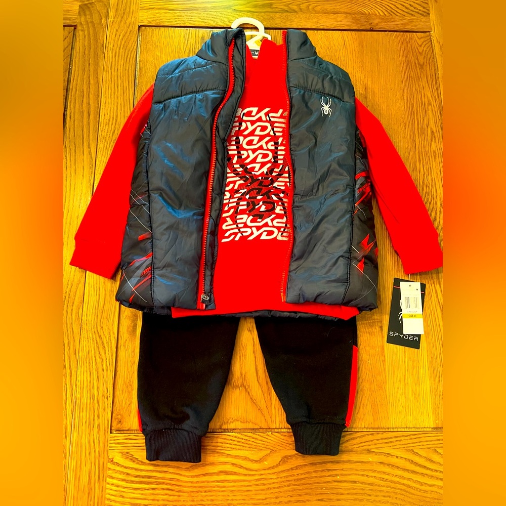 Spyder 3 Piece Sweatsuit and Vest
